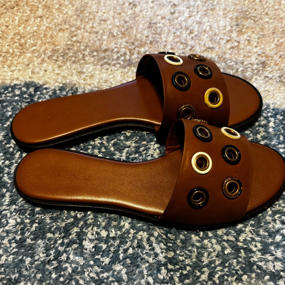 NEW Tory Burch Everly Slides in Classic Cuoco - Picture 4 of 8